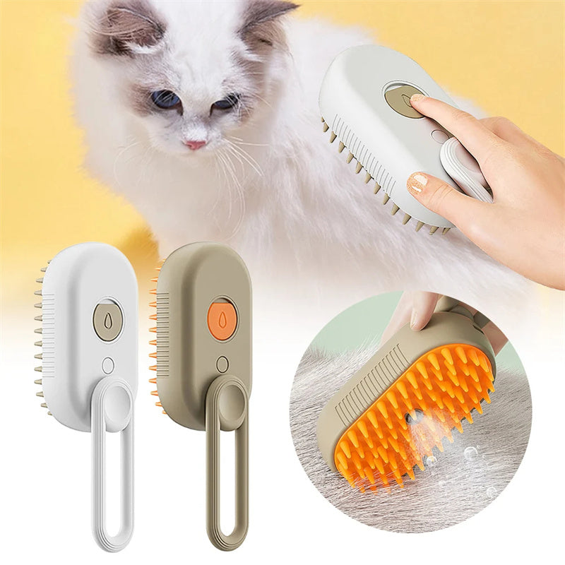 Electric Steam Spray Grooming Brush