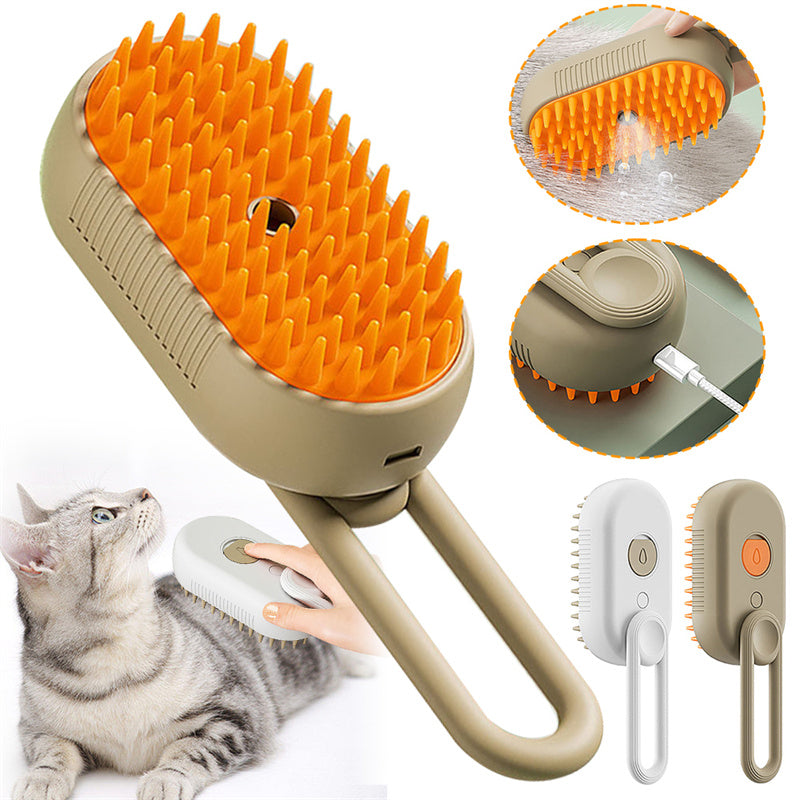 Electric Steam Spray Grooming Brush