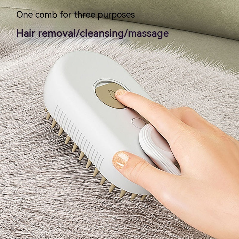 Electric Steam Spray Grooming Brush