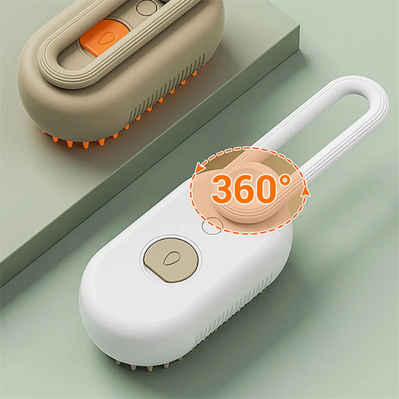 Electric Steam Spray Grooming Brush