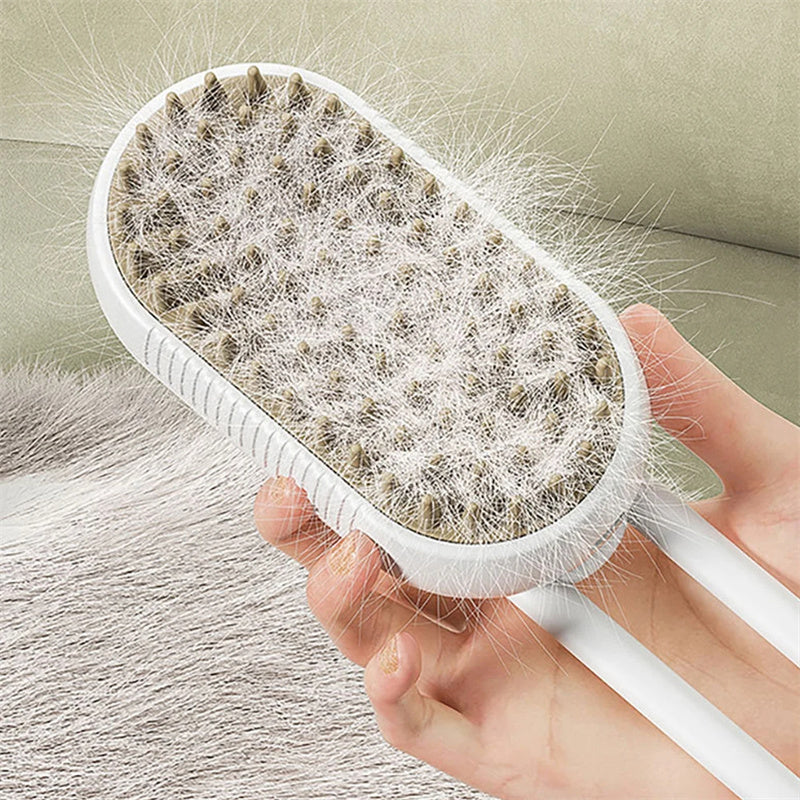 Electric Steam Spray Grooming Brush